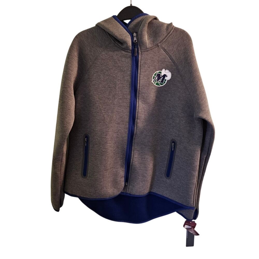 NWT Touch Alyssa Milano Dallas Mavericks Hardwood Classics Hoodie S